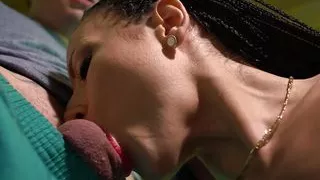 Fatntastic threesome of this beauty girl taking this BBC in