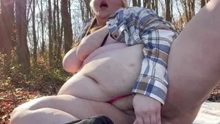 BBW public suck and fuck