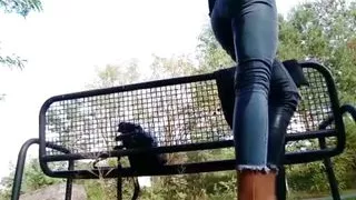 Just peed in my jeans on a public path!