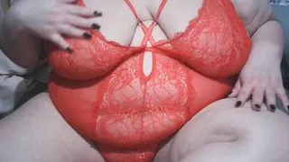 Vends-ta-culotte - Gorgeous curvy amateur woman in sexy lingerie playing with a vibro