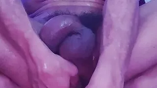 Squirt anal open hole as pis and cum