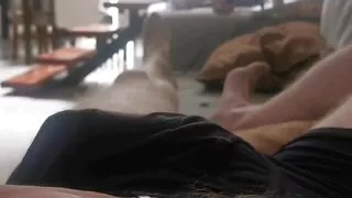 Early Morning Uncut Cock Stroking