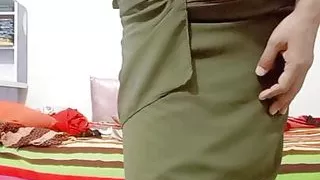 Desi village sexy wife gets horny and ass fingering - huge boobs