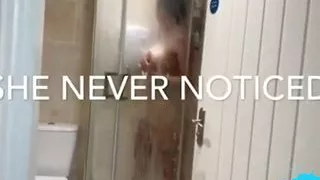Perv Watches Me Shower