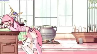 Max The Elf v0.4 Femboy Hentai game PornPlay Ep.7 turned into shemale nympho with big boobs and milked by a futanari