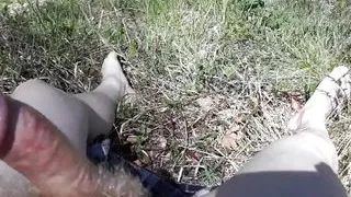 DJ Phuzzy - Outdoor masturbation