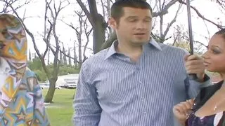 Wild and good looking German chick loves riding a hard BBC