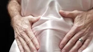 Pantyboy66  in Pink! Cumming in Wifes High Waist Panties and Nightie