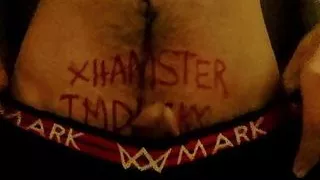 Sexy boy waiting for friend's ass hole