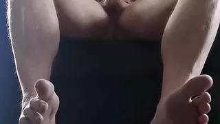 Feet and A Big Throbbing Cock JOI