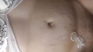 Horny busty cheating wife Milky Mari remove condom from a cock and get balls deep creampie in hairy pussy!