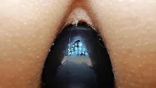 Lala Licious - I take a 2inch butt plug in the butt slomo gape and farts