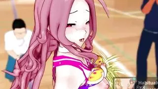 mmd r18 Renge Enjoying Pon Pon Dance 3d hentai sex dance