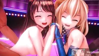 mmd r18 Kizuna AI & Mirai Akari sex dance sex robot 3d hentai