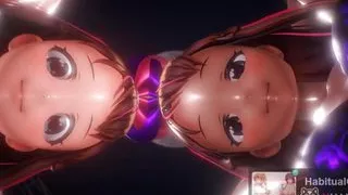 mmd r18 Kizuna AI & Black Gal Kizuna AI  Cakeface 3d hentai sexy erotic seductive Milf