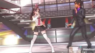 MMD r18 PiNK CAT After Sex Show 3d hentai