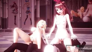 mmd r18 Kizuna AI & Mirai Akari W Chopping Board Shop 3d hentai