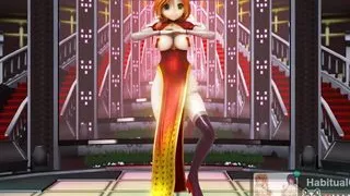 mmd r18 Riho Poker Face casino 3d hentai