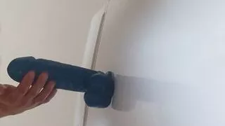 Anal tong dildo holder