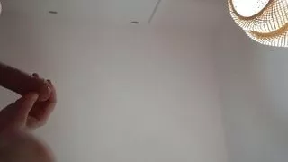 Guy cums from handjob  #13