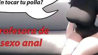 Spanish anal JOI. Pegging anal no hands cum instructions.