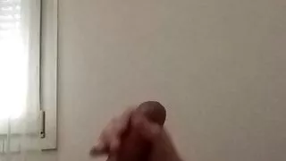 My girlfriend said she would sit on my face if I didn't masturbate my fat cock well  #13