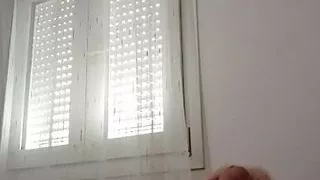 Horny Wank After Wearing Panties To Work All Day #13