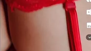 I caress my clitor with my fingers