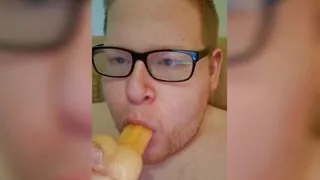 Fat boy sucking