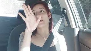 I get horny in the uber on the way home