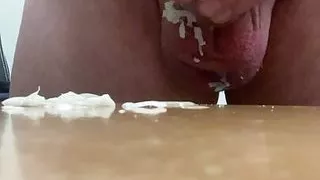 Hot Wax Onto Cock