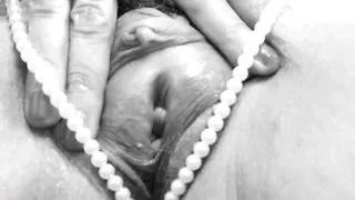 little piss slut pisses for you! big clit pussy