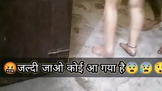 Indian lovers fucking in home suddenly come some one