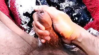 Slag Brown pounds his black cock!