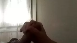 I jerk with my hard uncut dick! #14