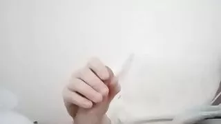 My girlfriend said she would sit on my face if I didn't masturbate my fat cock well  #14