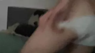 Carrot in young twinks ass