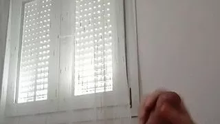 Young guy masturbates his small cock  #14