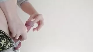 The guy jerks off with pleasure  #15