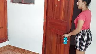 I Ask My Stepsister Not To Go And We End Up Fucking And I Cum On Her Tits