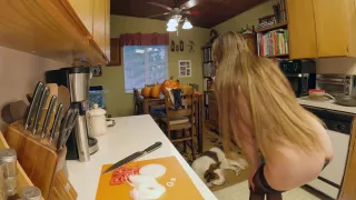 Longpussy Fooling Around In The Kitchen ....again