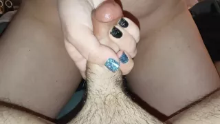 (amateur Homemade Pov Trying Not To Cum-wet Handjob-cowgirl View-loud Orgasms With Morning Sex