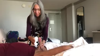 Homemade - Boy Caught Masturbating By Moms Friend In Hotel!