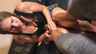 Gives Us Some Foot Fetish Aurora