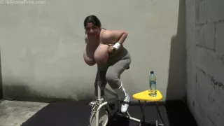 Karine Gambier - Watch With Bike - Plumper, Siliconefree Big Boob