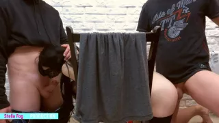 My First Sex With Two Dicks They Fucked Me In The Mouth And Pussy. Threesome