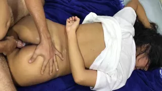 Tight-pussy Destruction For Breakfast - Creampie For Amateur Latina Mariangel Belle 27 Min