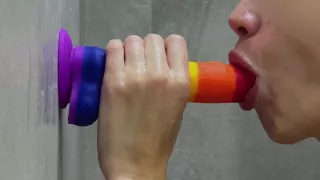 Deep Throat Training Lots Of Saliva