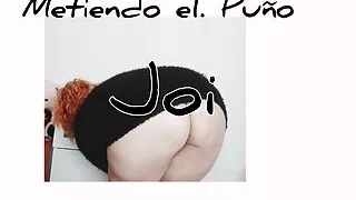 The neighbor milf cleans her house and puts her fist through the hot pussy