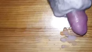 Cum on the office table